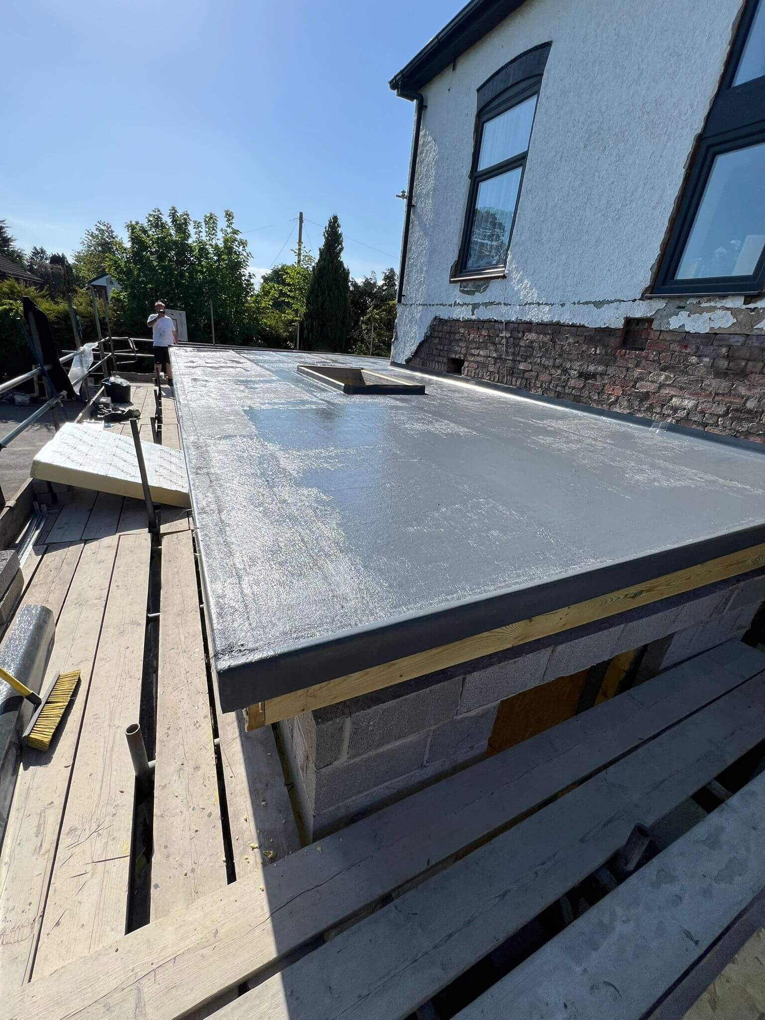 GRP fibreglass roofing preston